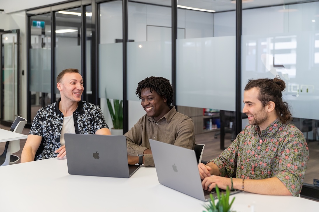 DevPro team collaborating